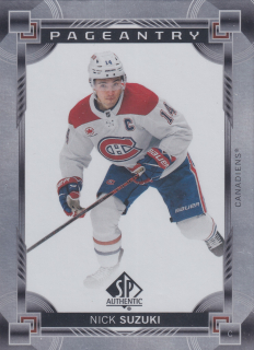 2024-25 UD SP Authentic - Nick Suzuki - Pageantry #P-26
