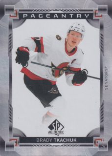 2024-25 UD SP Authentic - Brady Tkachuk - Pageantry #P-43