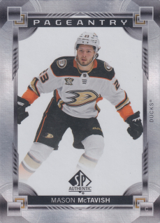 2024-25 UD SP Authentic - Mason McTavish - Pageantry #P-38