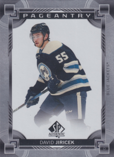 2024-25 UD SP Authentic - David Jiříček - Pageantry #P-60