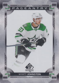 2024-25 UD SP Authentic - Wyatt Johnston - Pageantry #P-69