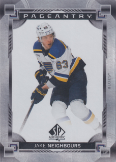 2024-25 UD SP Authentic - Jake Neighbours - Pageantry #P-14