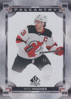2024-25 UD SP Authentic - Nico Hischier - Pageantry #P-24