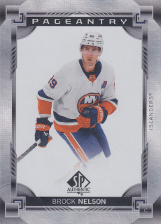 2024-25 UD SP Authentic - Brock Nelson - Pageantry #P-61