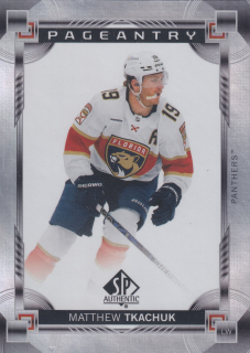 2024-25 UD SP Authentic - Matthew Tkachuk - Pageantry #P-34