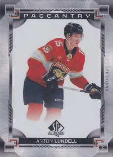 2024-25 UD SP Authentic - Anton Lundell - Pageantry #P-18