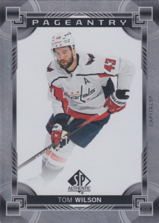 2024-25 UD SP Authentic - Tom Wilson - Pageantry #P-17