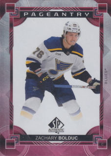 2024-25 UD SP Authentic - Zachary Bolduc - Pageantry Red #P-84