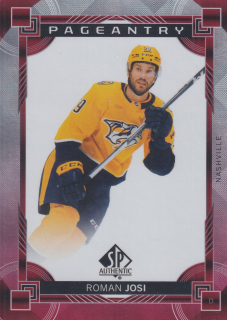 2024-25 UD SP Authentic - Roman Josi - Pageantry Red #P-64