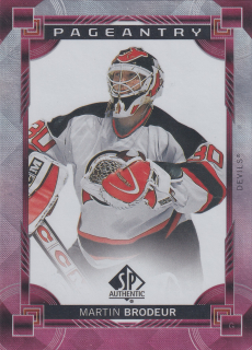 2024-25 UD SP Authentic - Martin Brodeur - Pageantry Red #P-79
