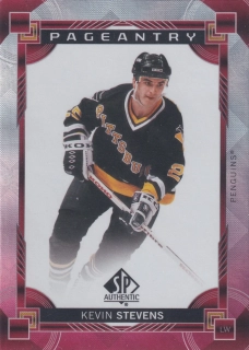 2024-25 UD SP Authentic - Kevin Stevens - Pageantry Red #P-74