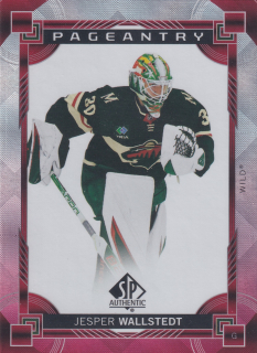 2024-25 UD SP Authentic - Jesper Wallstedt - Pageantry Red #P-82
