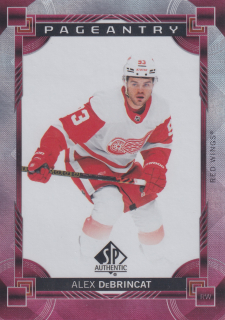 2024-25 UD SP Authentic - Alex DeBrincat - Pageantry Red #P-67