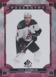 2024-25 UD SP Authentic - Nick Schmaltz - Pageantry Red #P-42