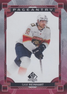 2024-25 UD SP Authentic - Sam Reinhart - Pageantry Red #P-31