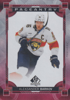 2024-25 UD SP Authentic - Aleksander Barkov - Pageantry Red #P-20