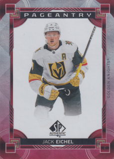 2024-25 UD SP Authentic - Jack Eichel - Pageantry Red #P-9