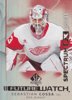 2024-25 UD SP Authentic - Sebastian Cossa - Future Watch Spectrum FX #S-49
