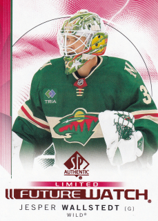 2024-25 UD SP Authentic - Jesper Wallstedt - Future Watch Limited Red #103
