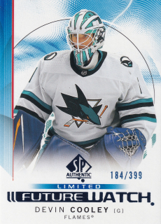 2024-25 UD SP Authentic - Devin Cooley - Future Watch Limited Blue /399 #123