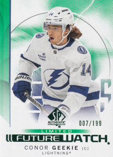 2024-25 UD SP Authentic - Conor Geekie - Future Watch Limited Green /199 #170