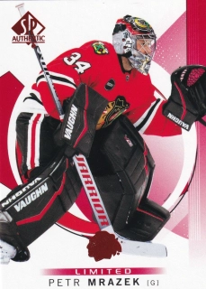 2024-25 UD SP Authentic - Petr Mrázek - Limited Red #48
