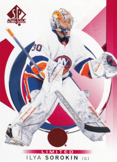 2024-25 UD SP Authentic - Ilya Sorokin - Limited Red #54