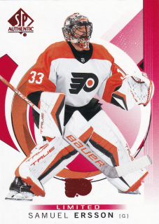 2024-25 UD SP Authentic - Samuel Ersson - Limited Red #55