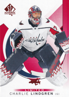 2024-25 UD SP Authentic - Charlie Lindgren - Limited Red #64