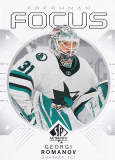 2024-25 UD SP Authentic - Georgi Romanov - Freshman Focus #FF-25