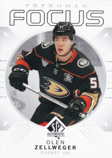 2024-25 UD SP Authentic - Olen Zellweger - Freshman Focus #FF-47