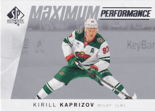 2024-25 UD SP Authentic - Kirill Kaprizov - Maximum Performance #MP-12