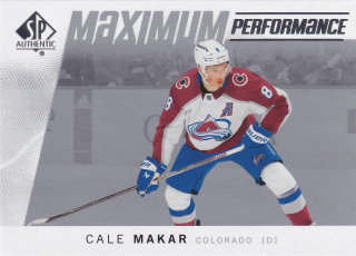 2024-25 UD SP Authentic - Cale Makar - Maximum Performance #MP-21