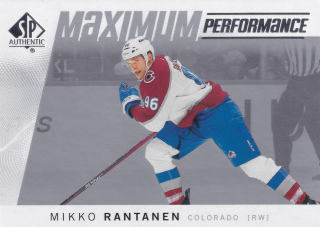 2024-25 UD SP Authentic - Mikko Rantanen - Maximum Performance #MP-8