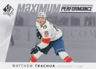 2024-25 UD SP Authentic - Matthew Tkachuk - Maximum Performance #MP-9