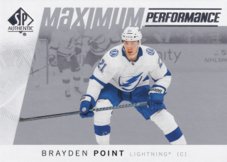 2024-25 UD SP Authentic - Brayden Point - Maximum Performance #MP-22