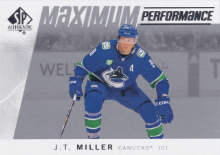2024-25 UD SP Authentic - J.T. Miller - Maximum Performance #MP-15