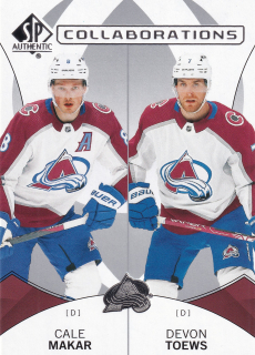 2024-25 UD SP Authentic - Cale Makar, Devon Toews - Collaborations #C-14