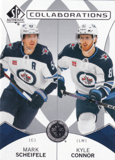 2024-25 UD SP Authentic - Mark Scheifele, Kyle Connor - Collaborations #C-23