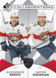 2024-25 UD SP Authentic - Aleksander Barkov, Carter Verhaeghe - Collaborations #C-17