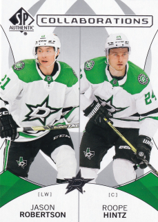 2024-25 UD SP Authentic - Jason Robertson, Roope Hintz - Collaborations #C-15