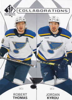 2024-25 UD SP Authentic - Robert Thomas, Jordan Kyrou - Collaborations #C-13