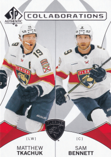 2024-25 UD SP Authentic - Matthew Tkachuk, Sam Bennett - Collaborations #C-12