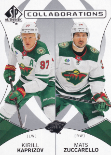 2024-25 UD SP Authentic - Kirill Kaprizov, Mats Zuccarello - Collaborations #C-7