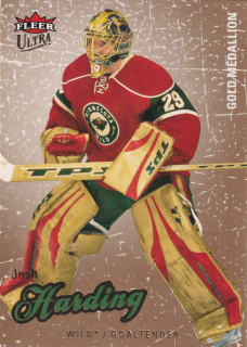 2008-09 Fleer Ultra - Josh Harding - Gold Medallion #168