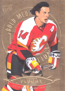 1995-96 Fleer Ultra - Theoren Fleury - Gold Medallion #24