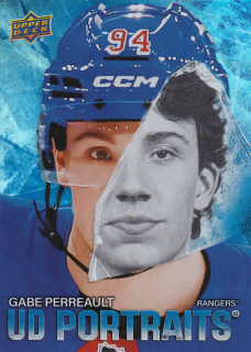 2025-26 UD Series 1 - Gabe Perreault - UD Portraits #P-14