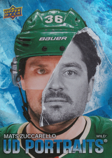 2025-26 UD Series 1 - Mats Zuccarello - UD Portraits #P-28