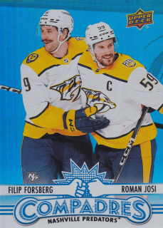 2025-26 UD Series 1 - Filip Forsberg, Roman Josi - Compadres #CM-4