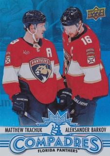 2025-26 UD Series 1 - Matthew Tkachuk, Aleksander Barkov - Compadres #CM-6